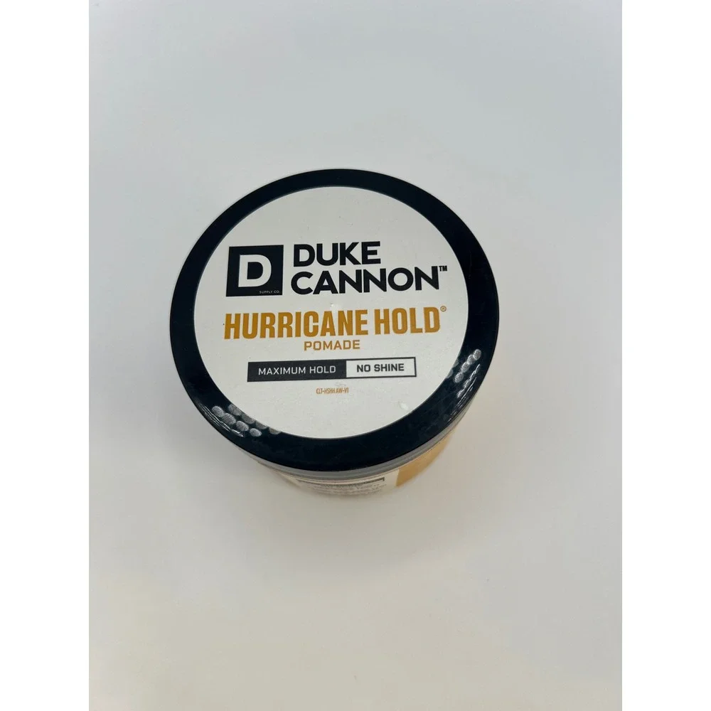 Duke Cannon Hurricane Hold Pomade Maximum Hold No Shine Matte Hair Paste 4.6 oz